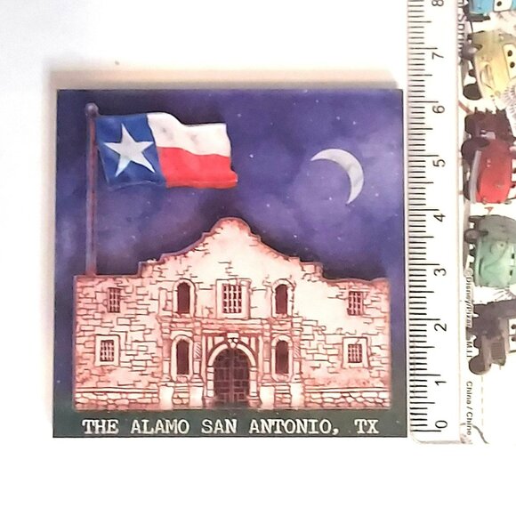 The Alamo San Antonio Texas Fridge Magnet Travel Souvenir - Picture 3 of 3